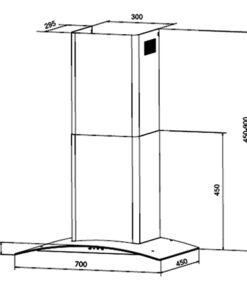 Máy hút mùi Eurosun EH-70K15E - hình số 2