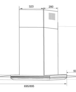 Máy hút mùi Eurosun EH-90AF87 - hình số 2