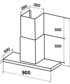Máy hút mùi Kaff KF-991 - hình số 2