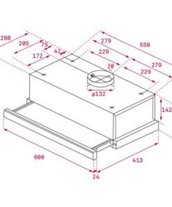 Máy hút mùi Teka TL 6310 - hình số 2