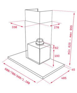 Máy hút mùi Teka DLH 786T - hình số 2