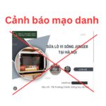 [Cảnh báo] Mạo danh trung tâm bảo hành Junger