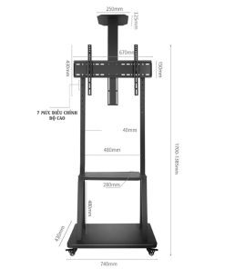 Giá treo tivi di động TV1700 - hình số 1