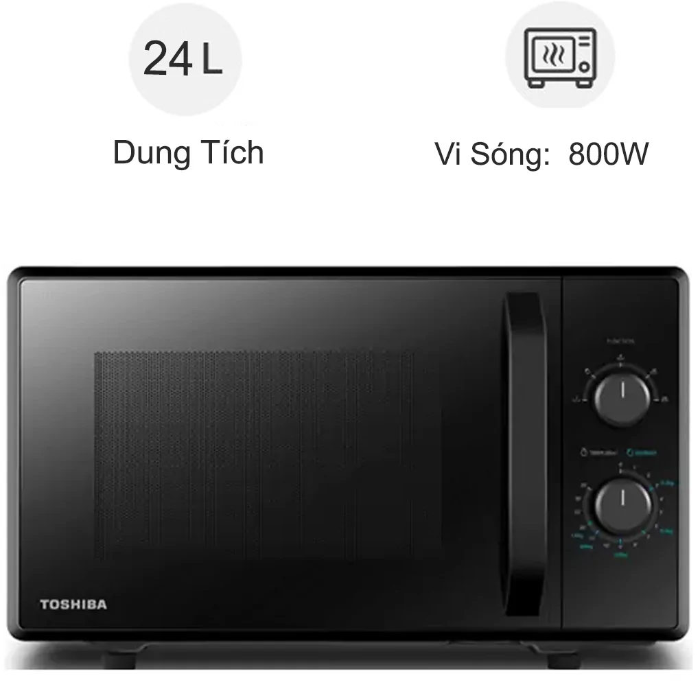 Lò vi sóng Toshiba MW2-MM24PC(BK) 24 lít - hình số 1